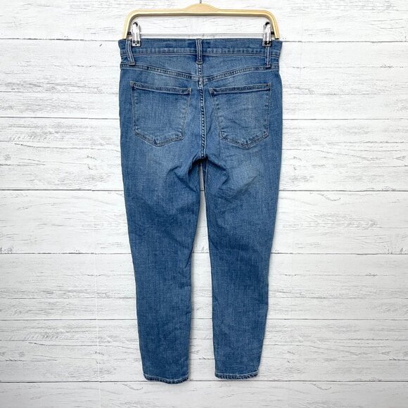 Lucky Brand Women's Ankle Crop Jeans Skinny Stretch Light Wash size 6 length 25" - Picture 2 of 7